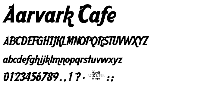 Aarvark Cafe police